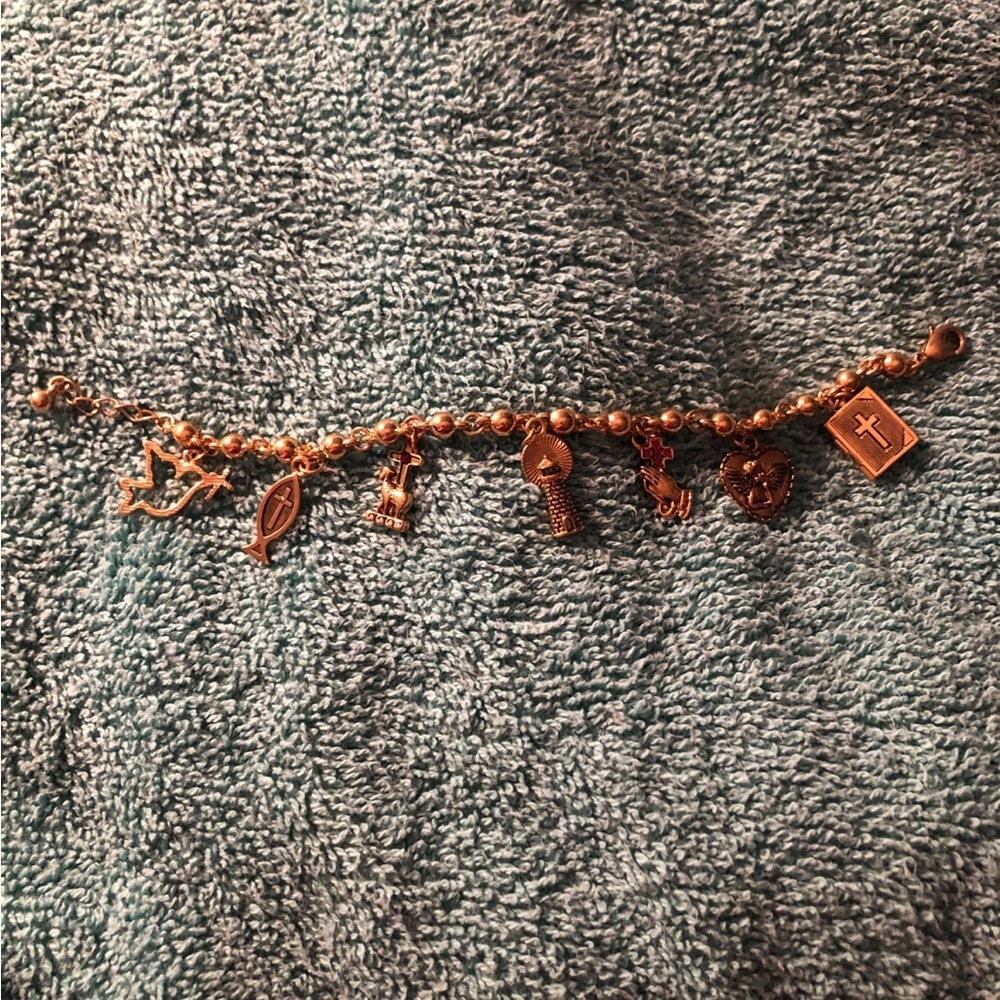Religious Charm Bracelet